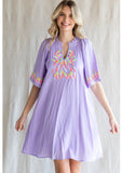 Sunset Bay Dress- Lavender