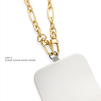 Two Tone Cell Phone Chain