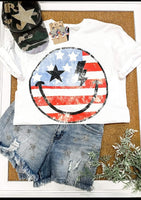 Patriotic Smilie Face T-Shirt