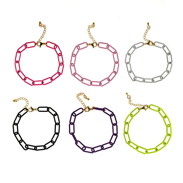 Track Star Enamel Bracelet