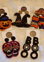 Variety Halloween Seed Bead Earrings