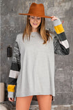 Chilly Nights Color Block Sleeve