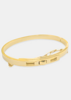 Nyra Bangle - Gold or Hematite